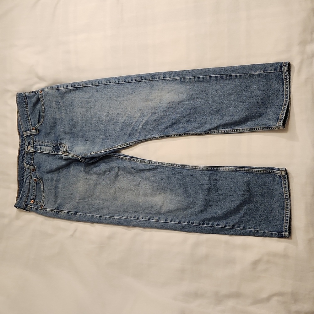 Levi's jeans 505 Regular fit straight men's 36x30 blue denim red tab